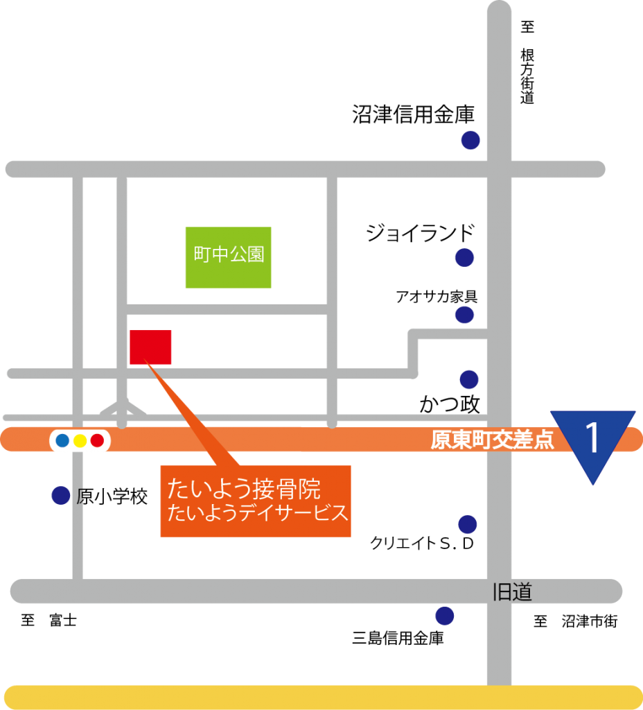 たいよう接骨院デイサービス　地図